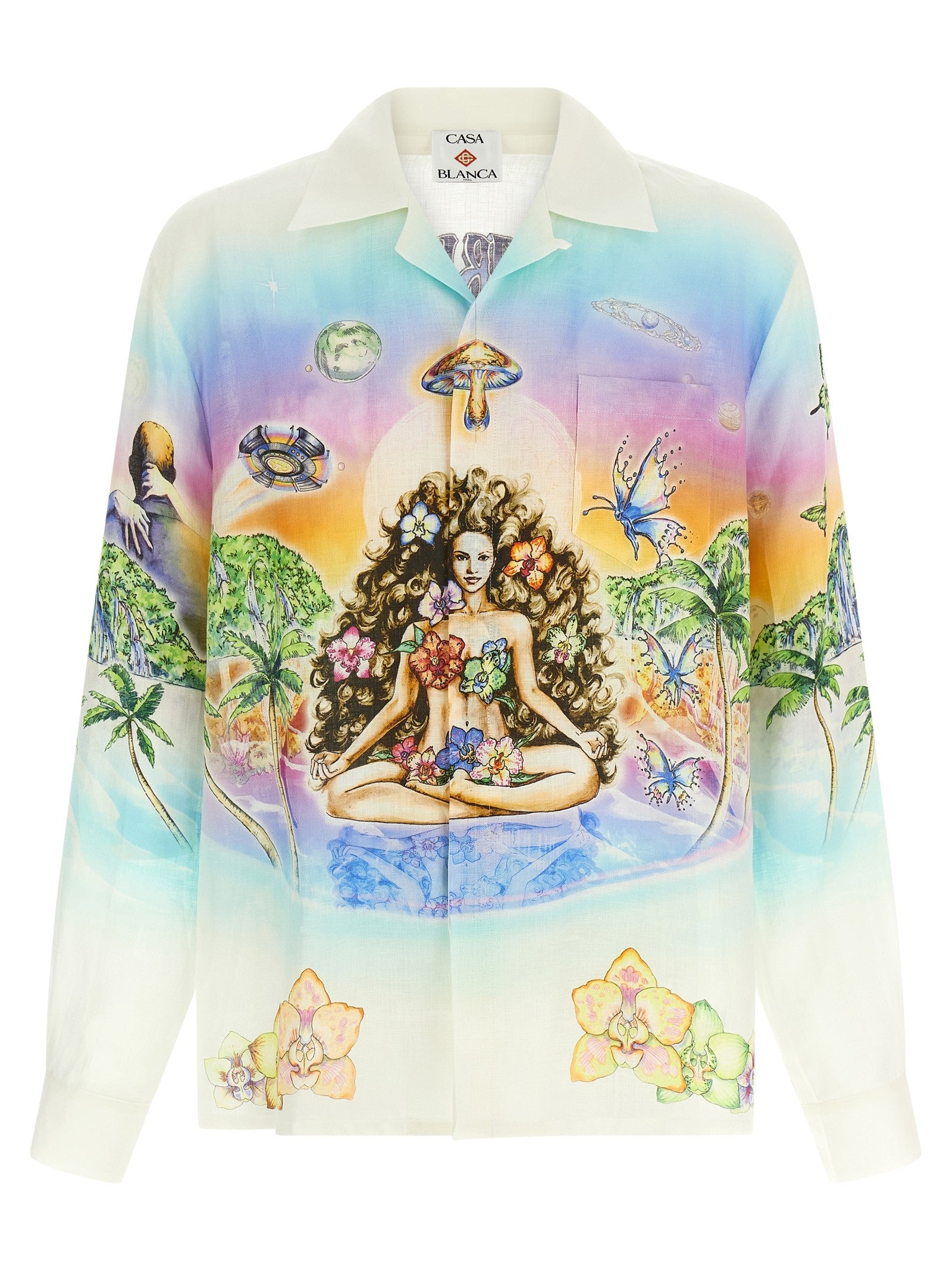CASABLANCA - 'Innocence' Linen Shirt
