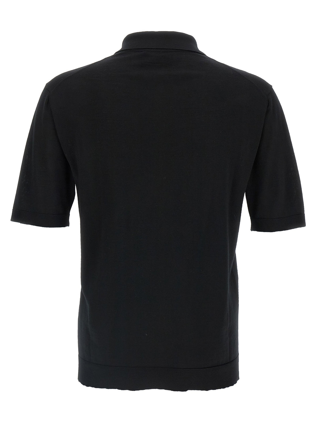 Gucci - 'Intarsio Gucci' polo shirt Black