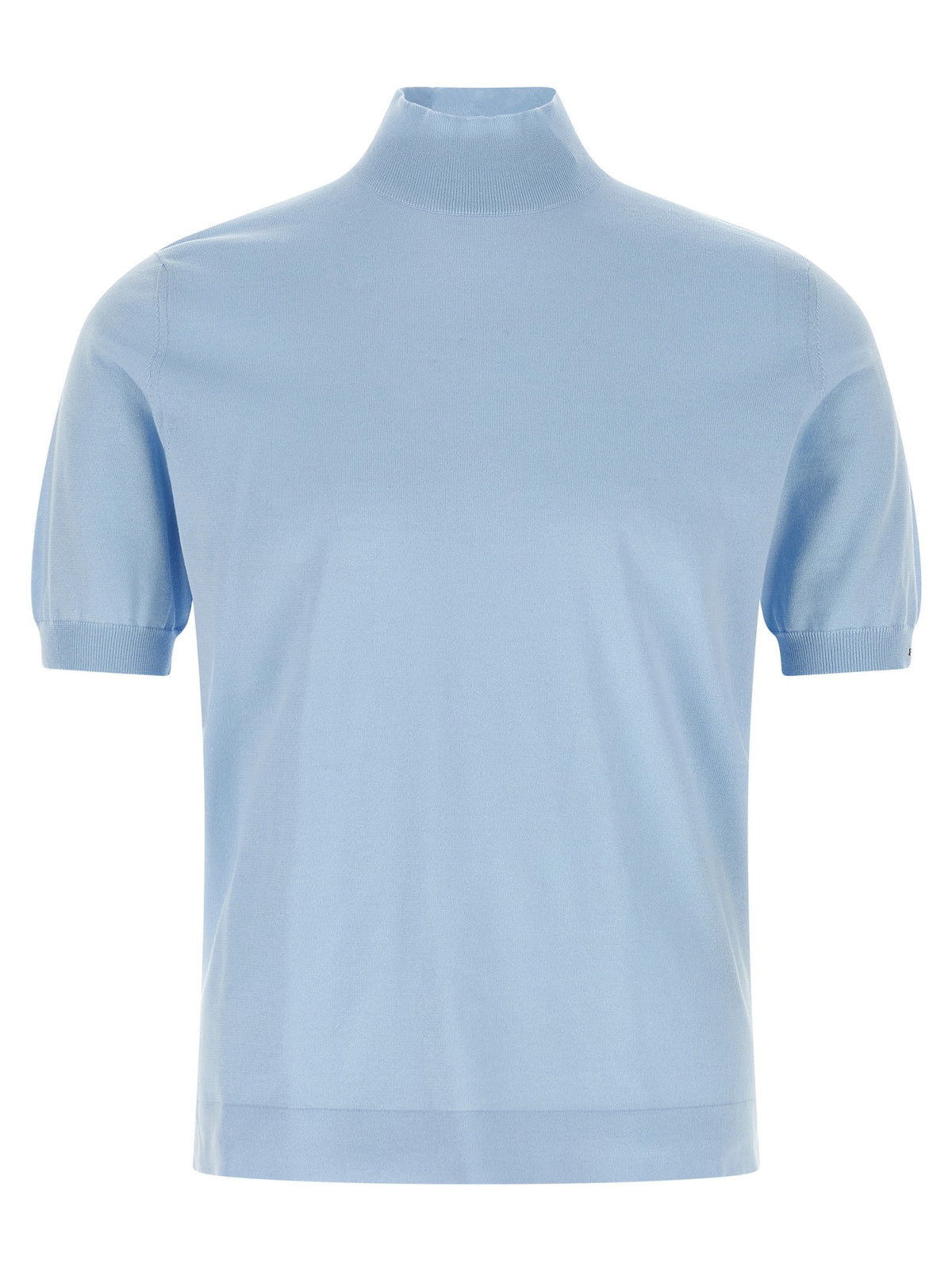 PRADA - Intersio logo sweater Light Blue 50 IT
