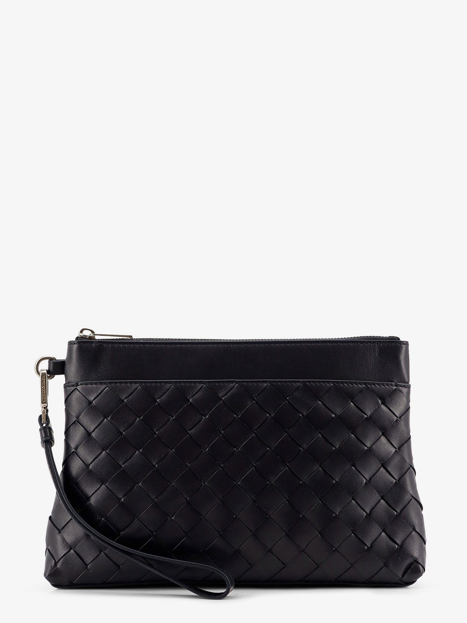 Intrecciato prism leather Pochette