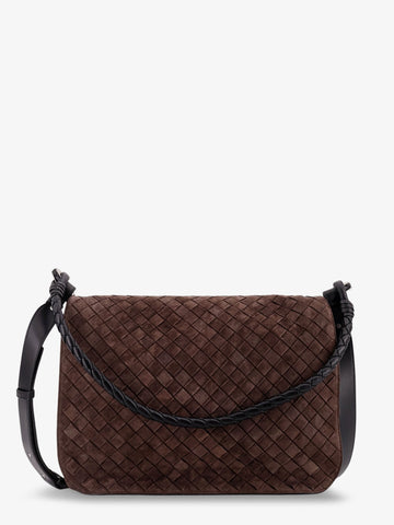 Intrecciato suede shoulder bag intrecciato-suede-shoulder-bag