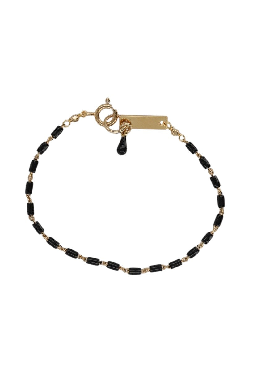 Isabel Marant - "Casablanca" Bracelet - Gold/Black isabel-marant-casablanca-bracelet-gold-black-back-jpg