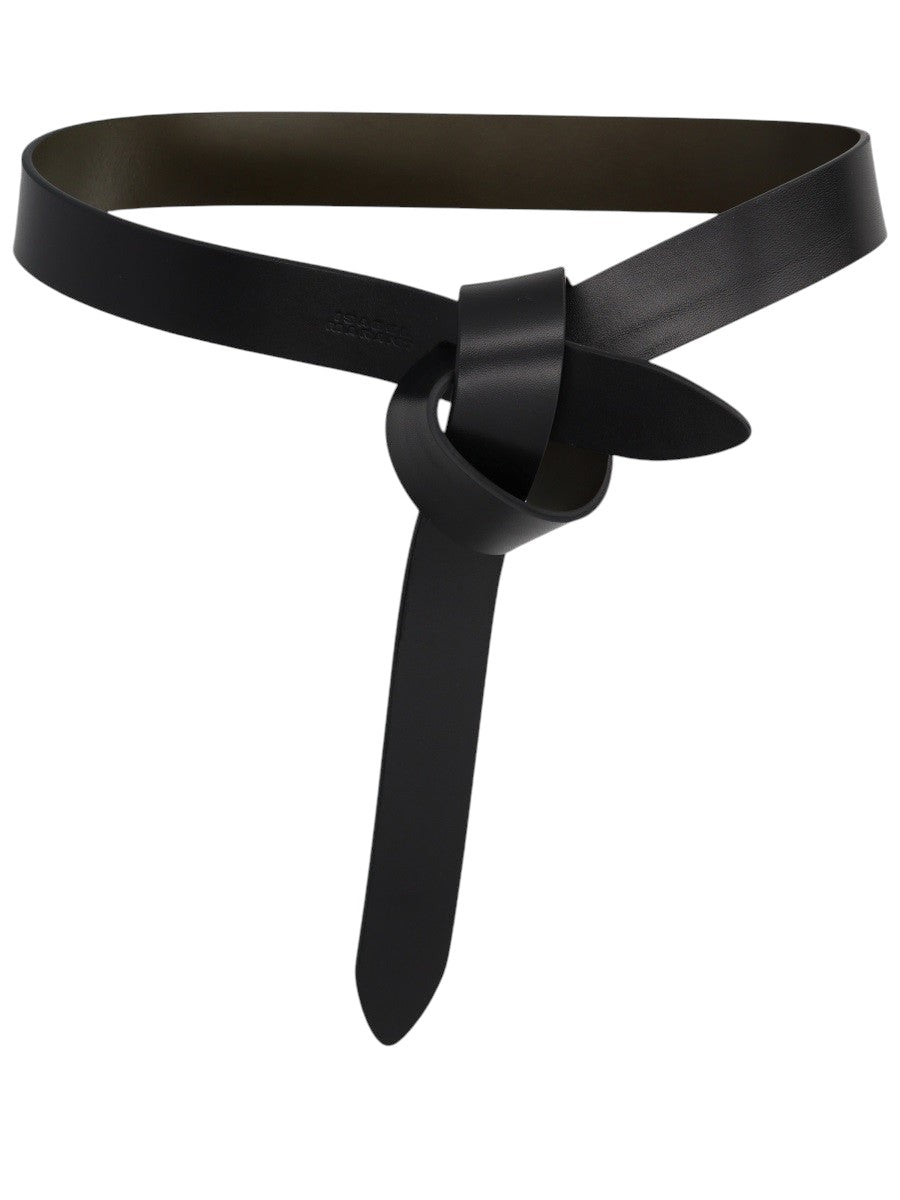 Isabel Marant - Lecce Leather Wrap Belt - Black isabel-marant-lecce-leather-wrap-belt-black-front-jpg