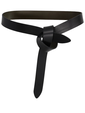 Isabel Marant - Lecce Leather Wrap Belt - Black isabel-marant-lecce-leather-wrap-belt-black-front-jpg