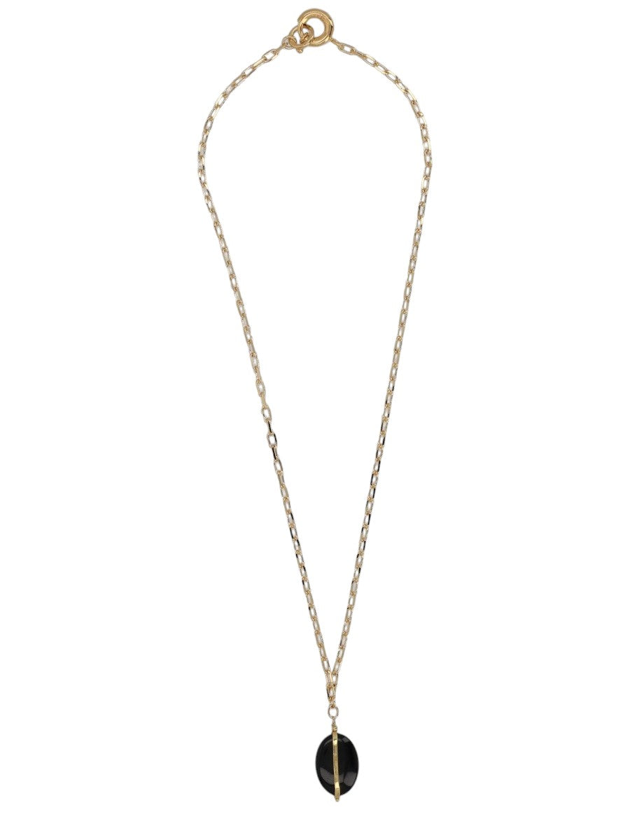 Isabel Marant - Stone Pendant Necklace - Gold/Black isabel-marant-stone-pendant-necklace-gold-black-detail-jpg_fba5de5b-b88e-4b3e-8481-3ebd0415b0e2