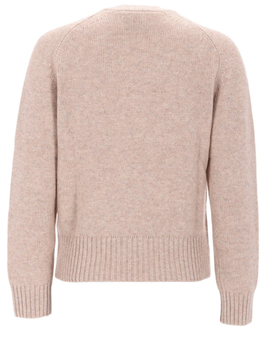 Isabel Marant - Wool and Cashmere Wrap Cardigan - Beige isabel-marant-wool-cashmere-wrap-cardigan-beige-back-jpg