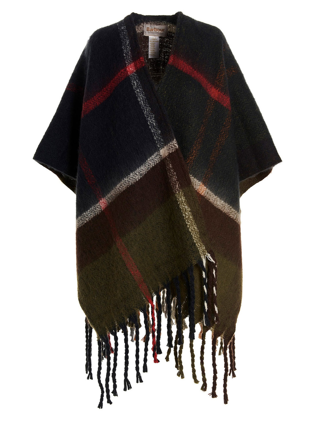 BARBOUR - 'Isla Boucle Serape' cape MULTICOLOR U