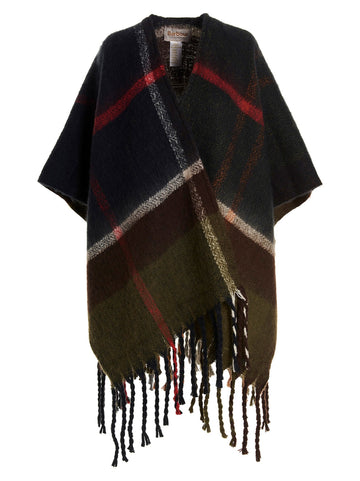 BARBOUR - 'Isla Boucle Serape' cape MULTICOLOR U