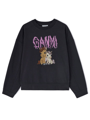 GANNI - "ISLANDS" SWEATSHIRT islands-sweatshirt