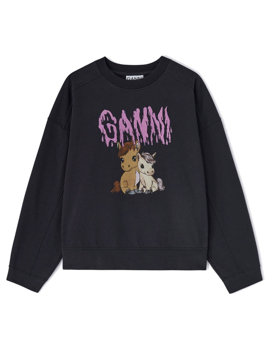 GANNI - "ISLANDS" SWEATSHIRT islands-sweatshirt