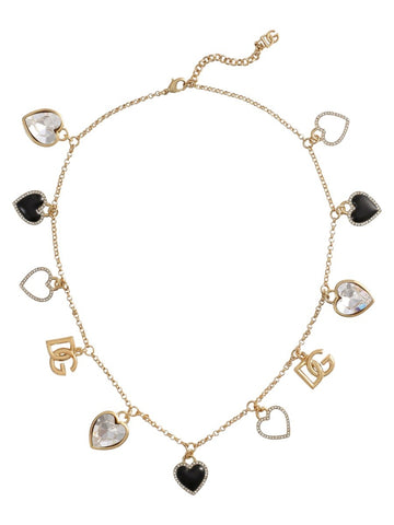 Dolce & Gabbana - Italian Tailoring Necklace with Hearts italian-tailoring-necklace-with-hearts