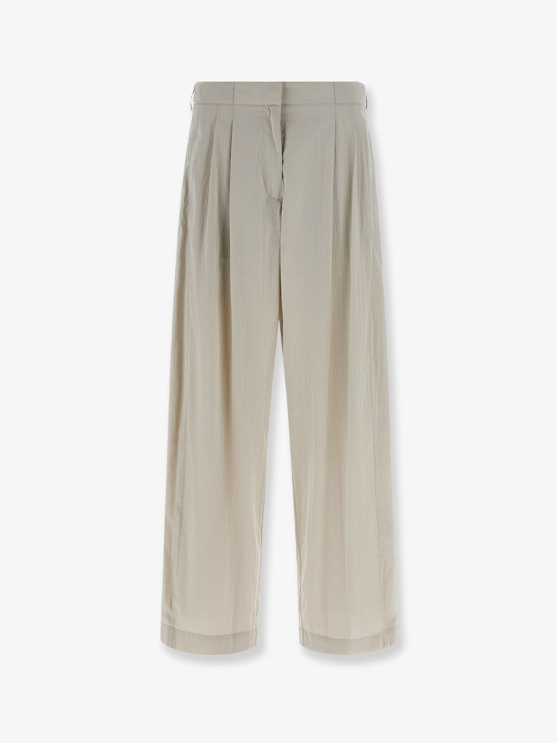THE ROW Iven silk and nylon trousers
