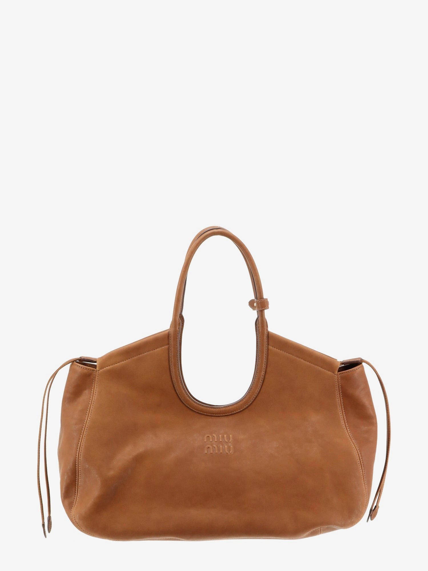 Miu Miu - Ivy leather handbag with front lettering logo ivy-leather-handbag-with-front-lettering-logo_367dd739-0535-4252-b85d-3c9b6ff28434