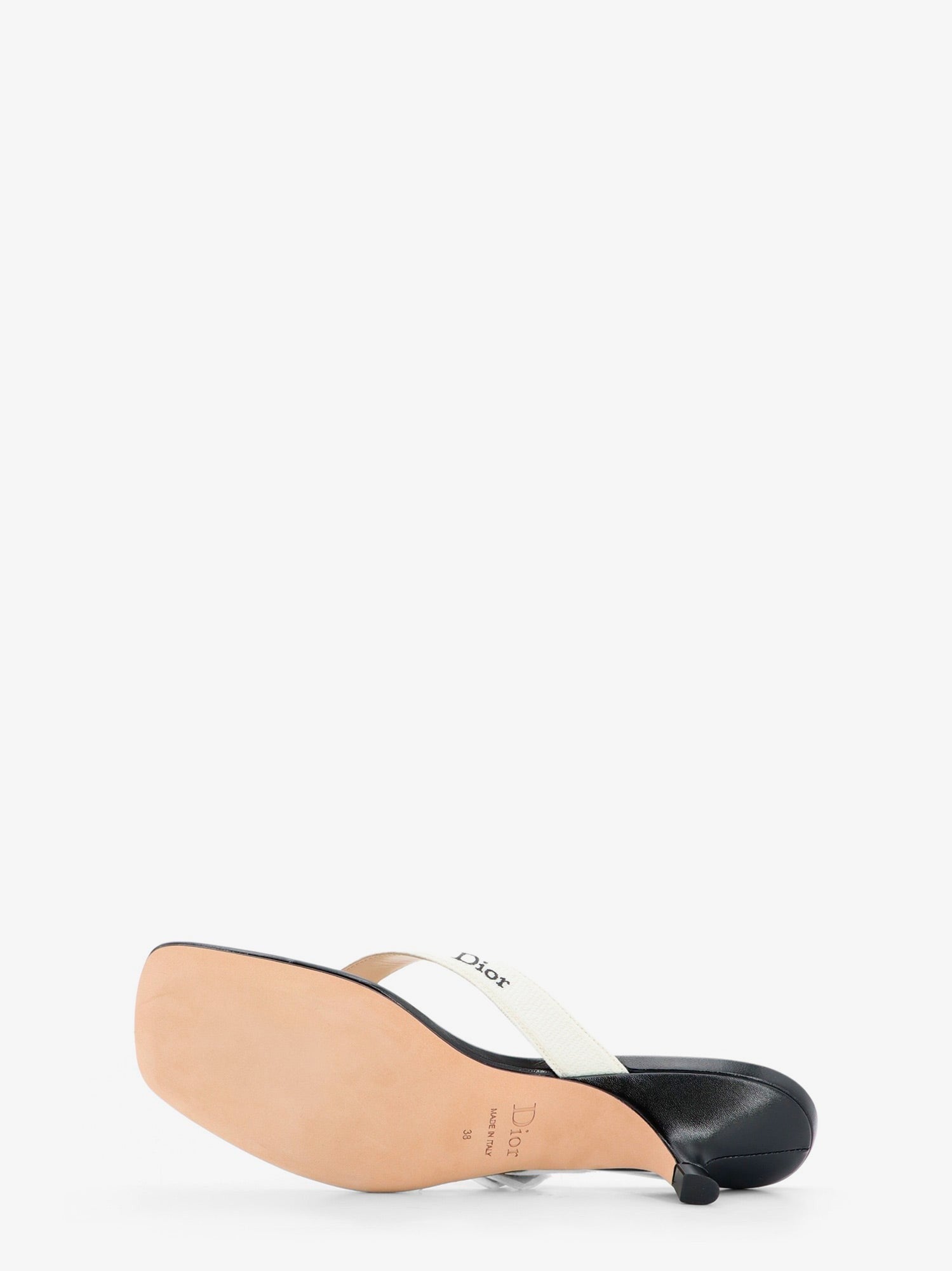 Dior - J'Adior cotton flip-flops with embroidered logo