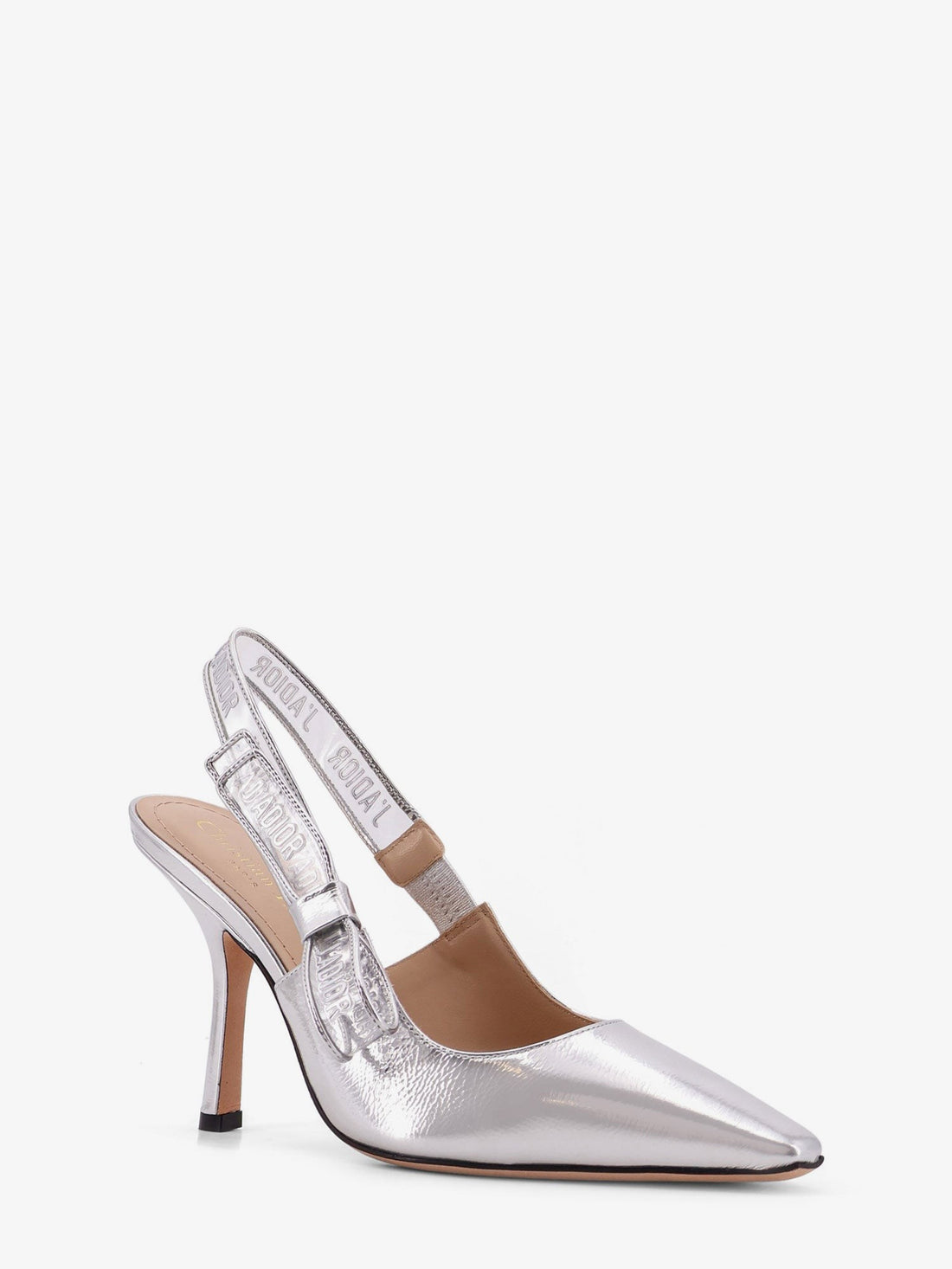 J'Adior laminated leather pumps