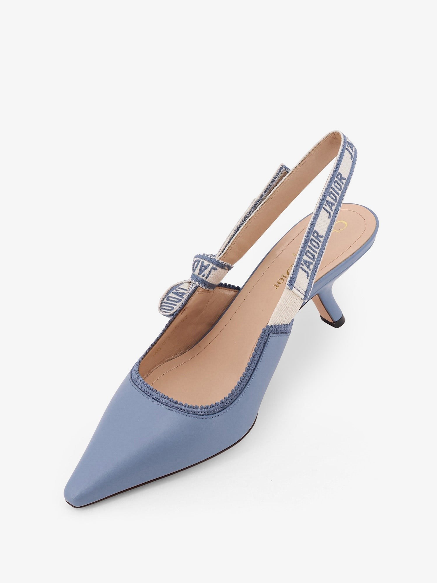 J'Adior leather slingback decolleté