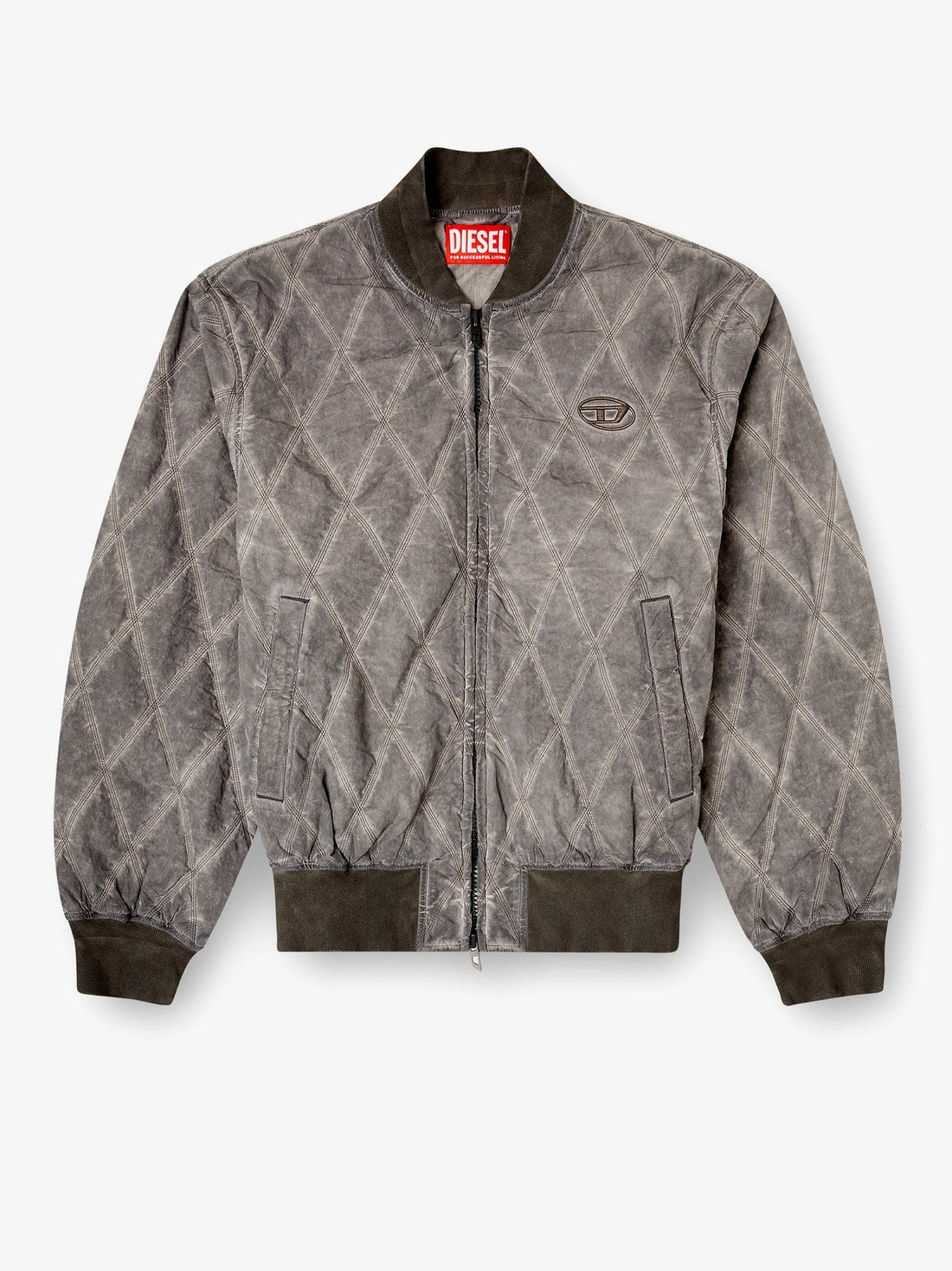 Diesel - J-Type-Treat diamond-quilted cotton blend jacket j-type-treat-diamond-quilted-cotton-blend-jacket_1ae4b02f-7281-40e0-9a81-dac6125afe6d