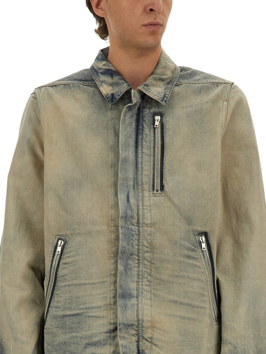 JACKET WITH CONCEALED ZIPPER