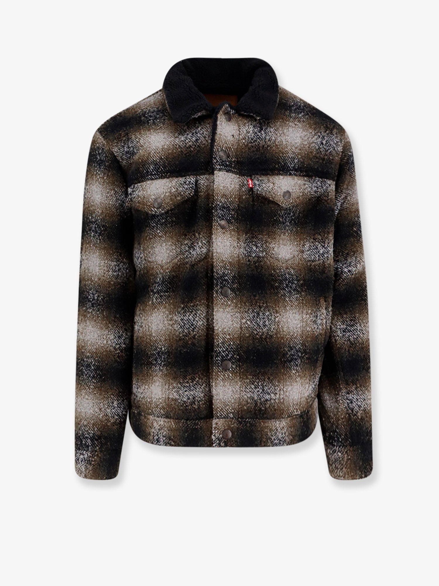 Jacket with Plaid motif