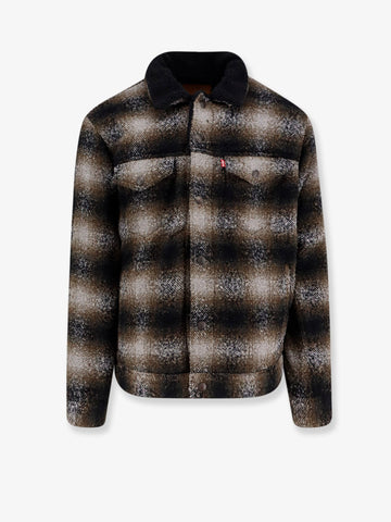 Jacket with Plaid motif