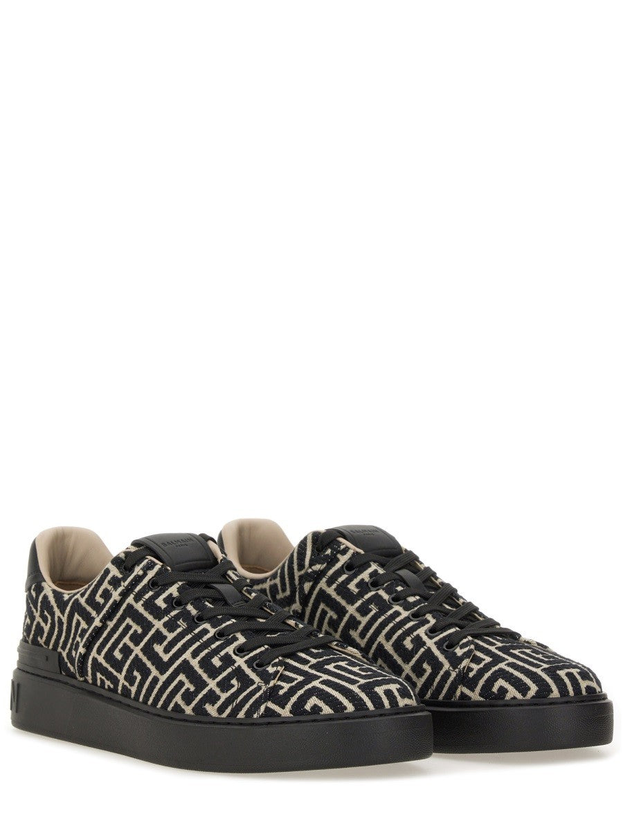 JACQUARD "B-COURT" SNEAKERS