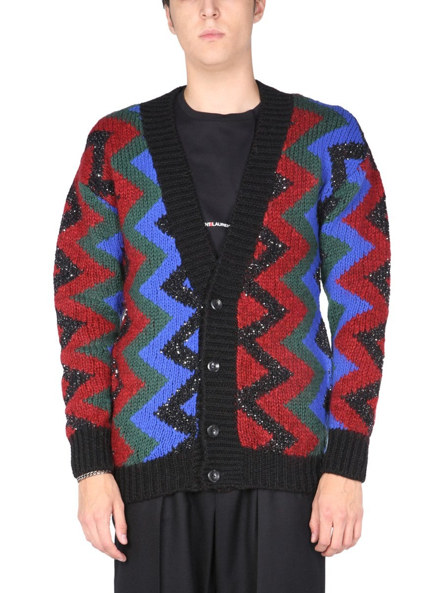JACQUARD CARDIGAN