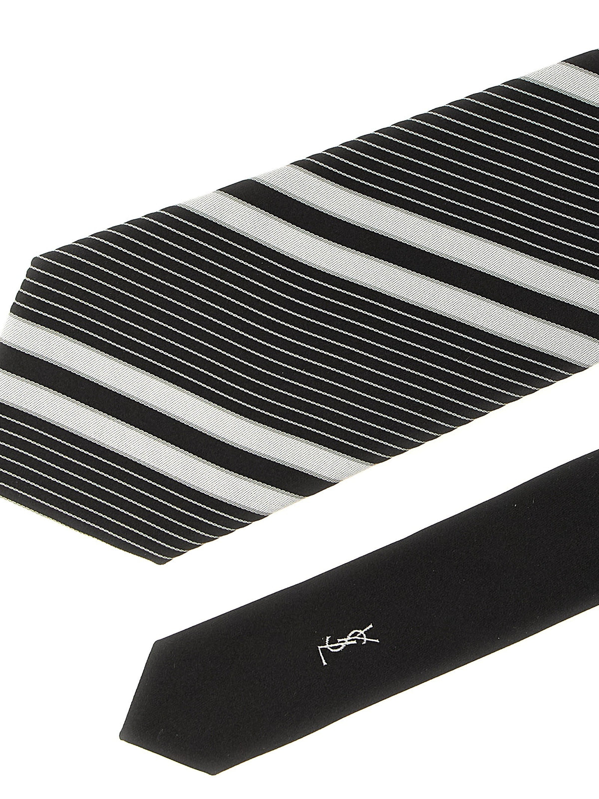 Saint Laurent - Jacquard diagonal striped tie