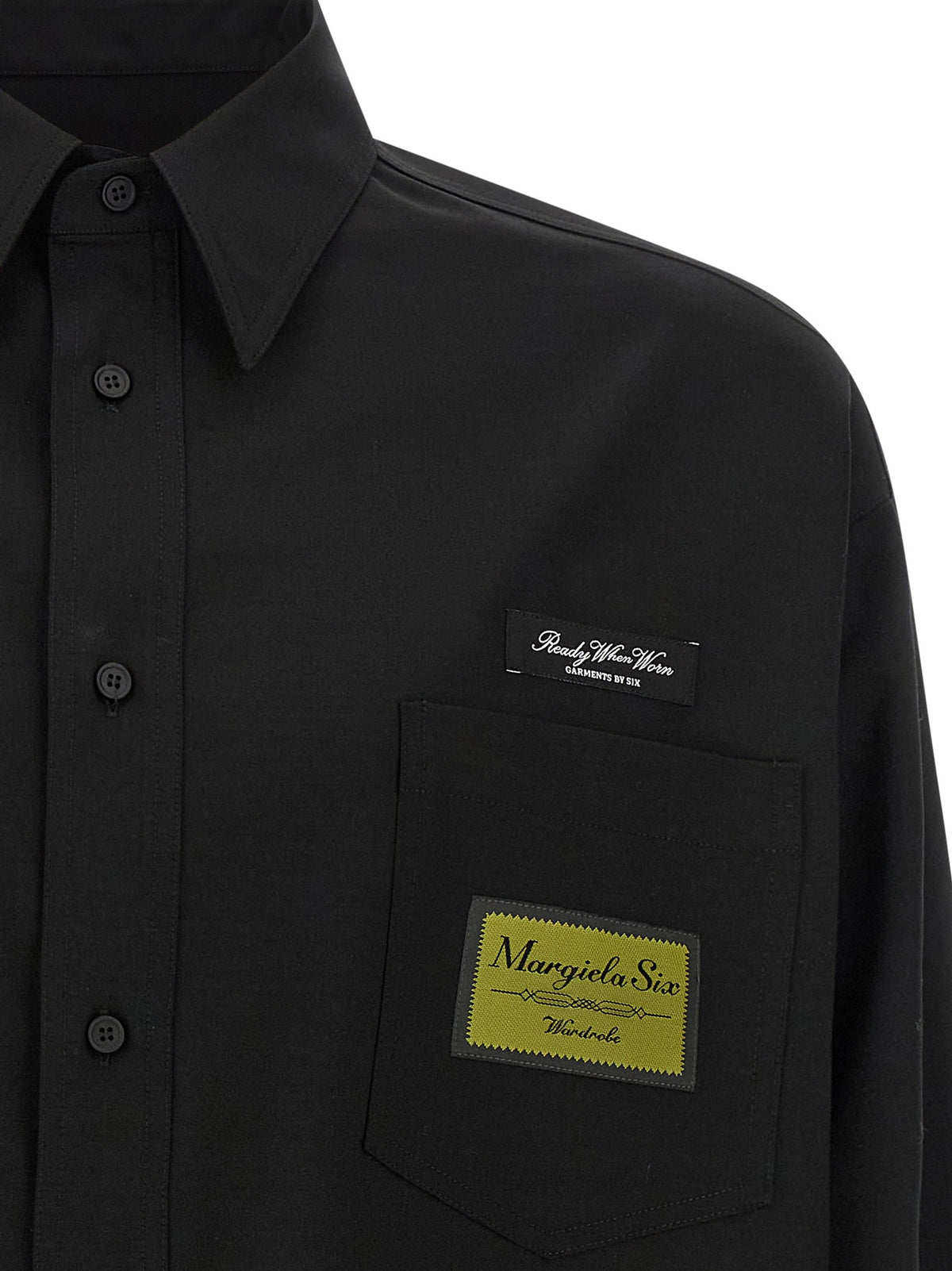 MM6 MAISON MARGIELA - Jacquard label shirt