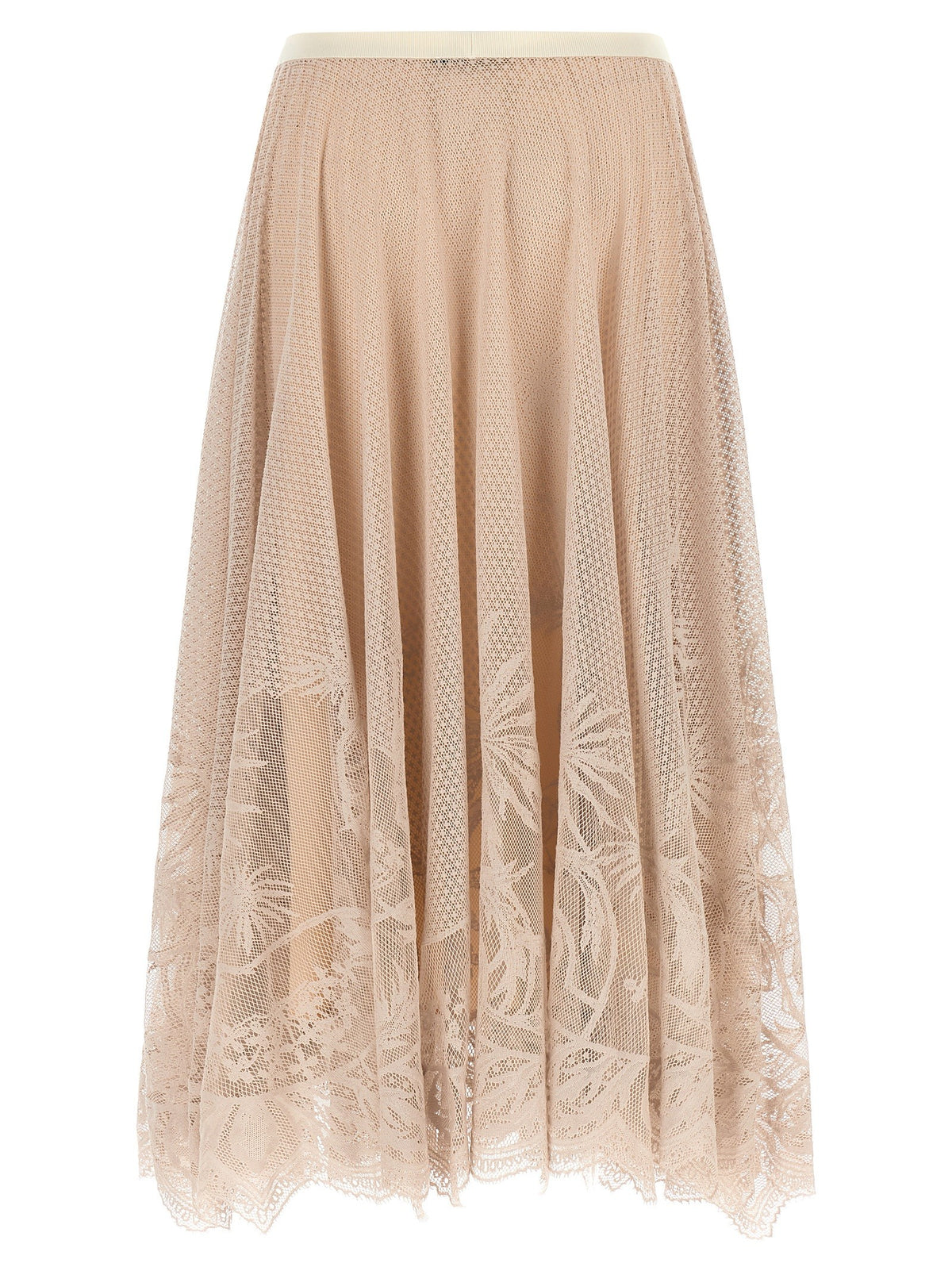 Fabiana Filippi - Jacquard lace skirt