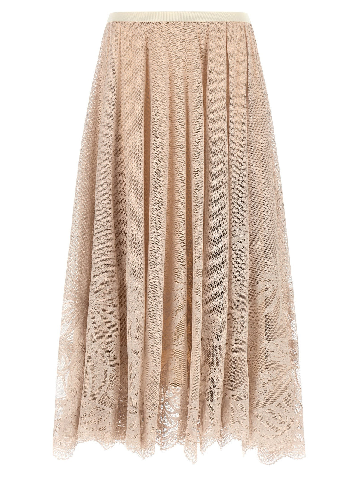 Fabiana Filippi - Jacquard lace skirt