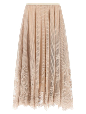 Fabiana Filippi - Jacquard lace skirt