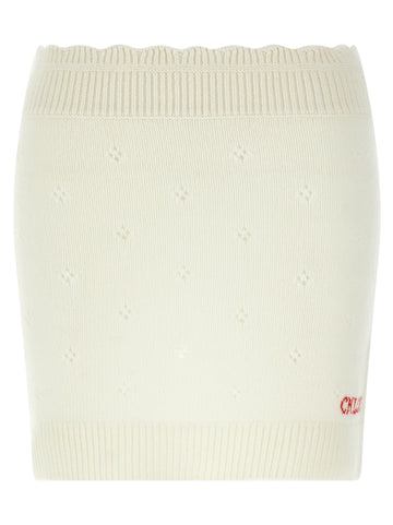 CHLOÉ - Jacquard logo skirt