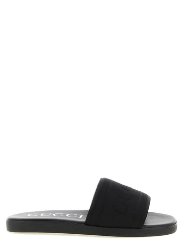 Gucci - Jacquard logo slides
