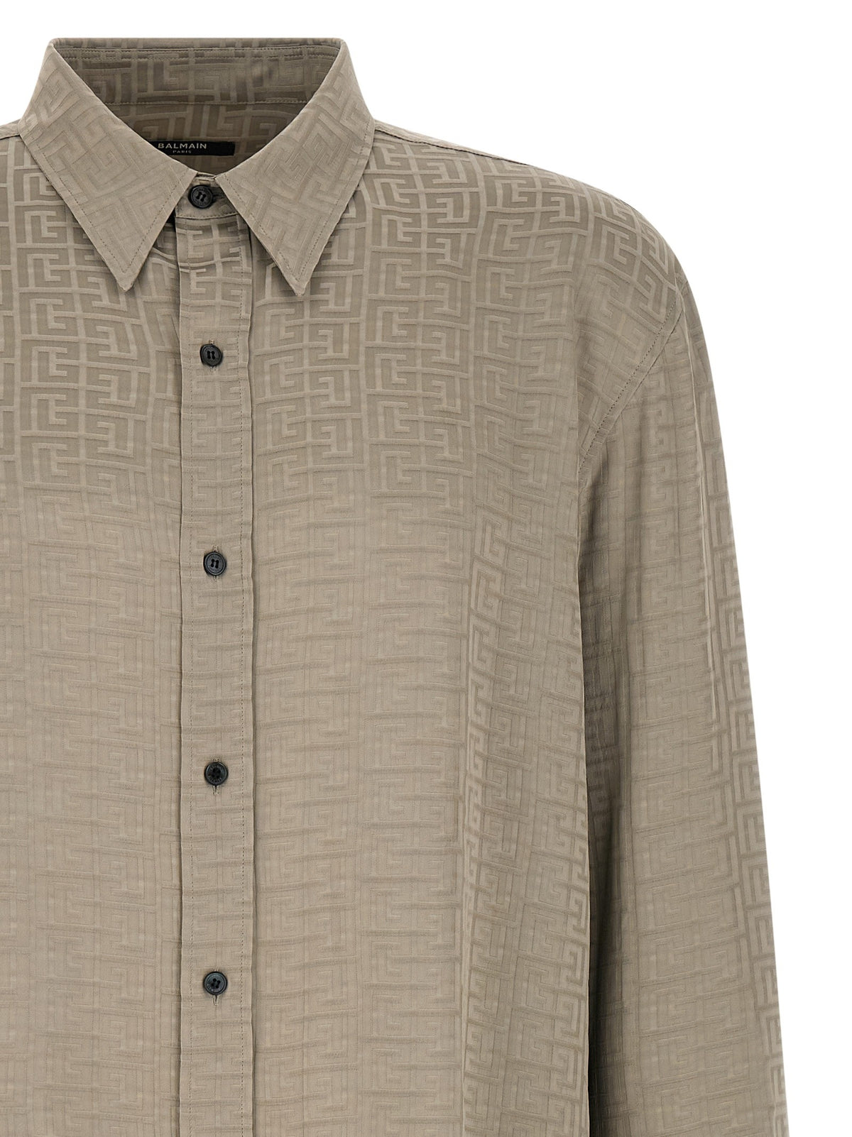 Balmain - Jacquard monogram shirt