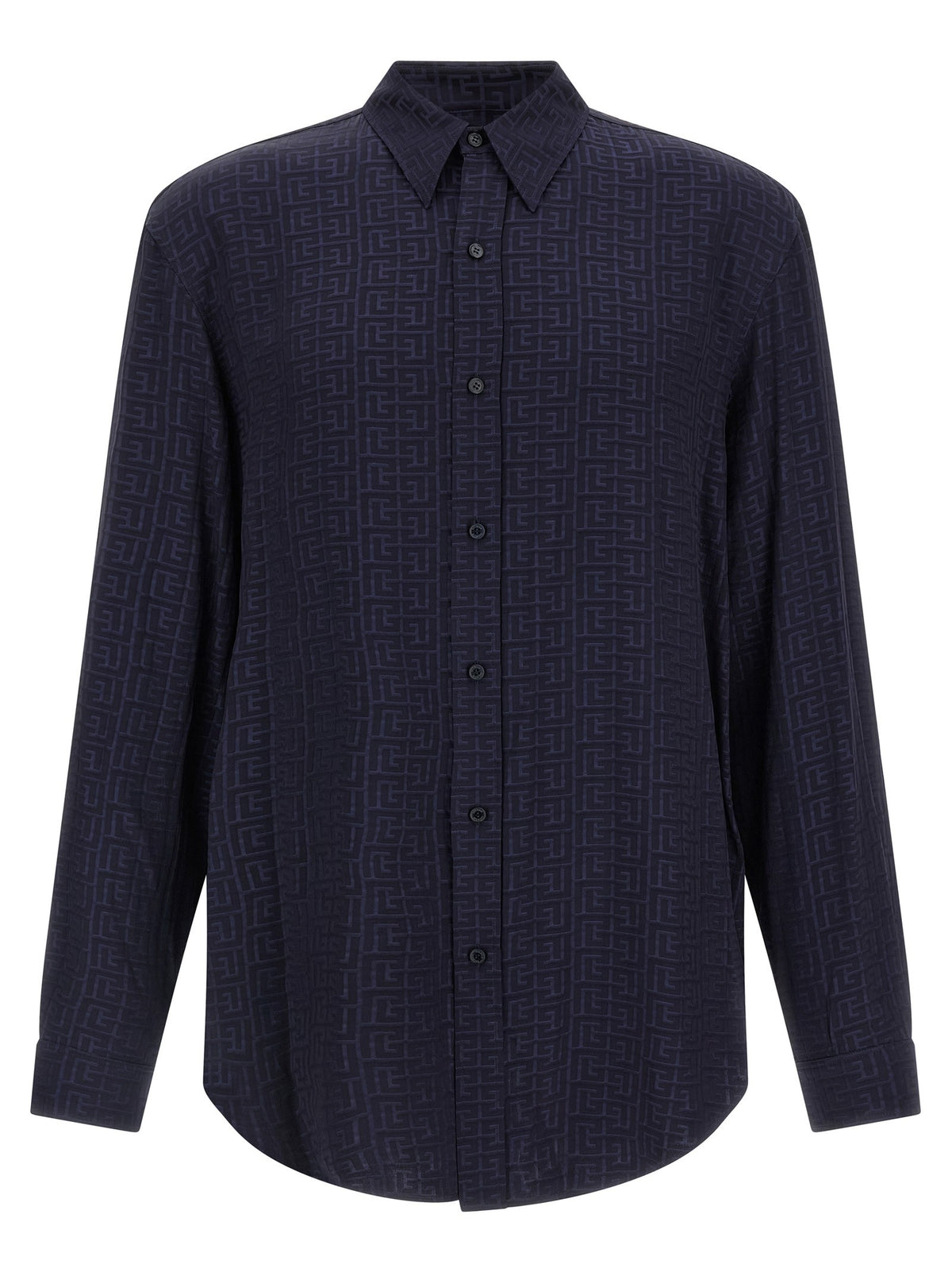 Balmain - Jacquard monogram shirt