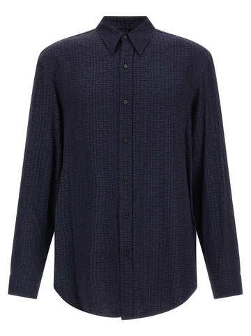 Balmain - Jacquard monogram shirt