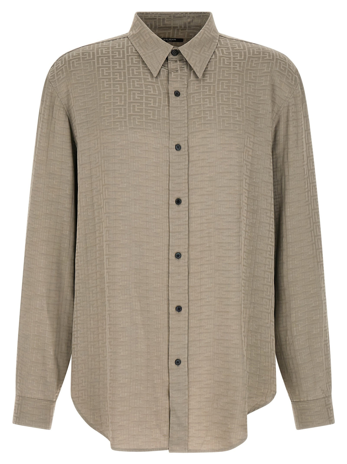 Balmain - Jacquard monogram shirt