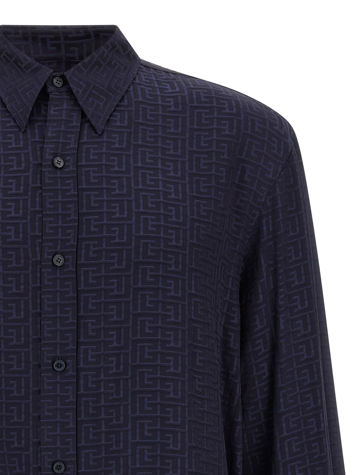 Balmain - Jacquard monogram shirt