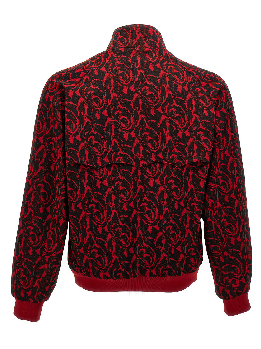 BARACUTA - 'Jacquard needles' bomber jacket jacquard-needles-bomber-jacket