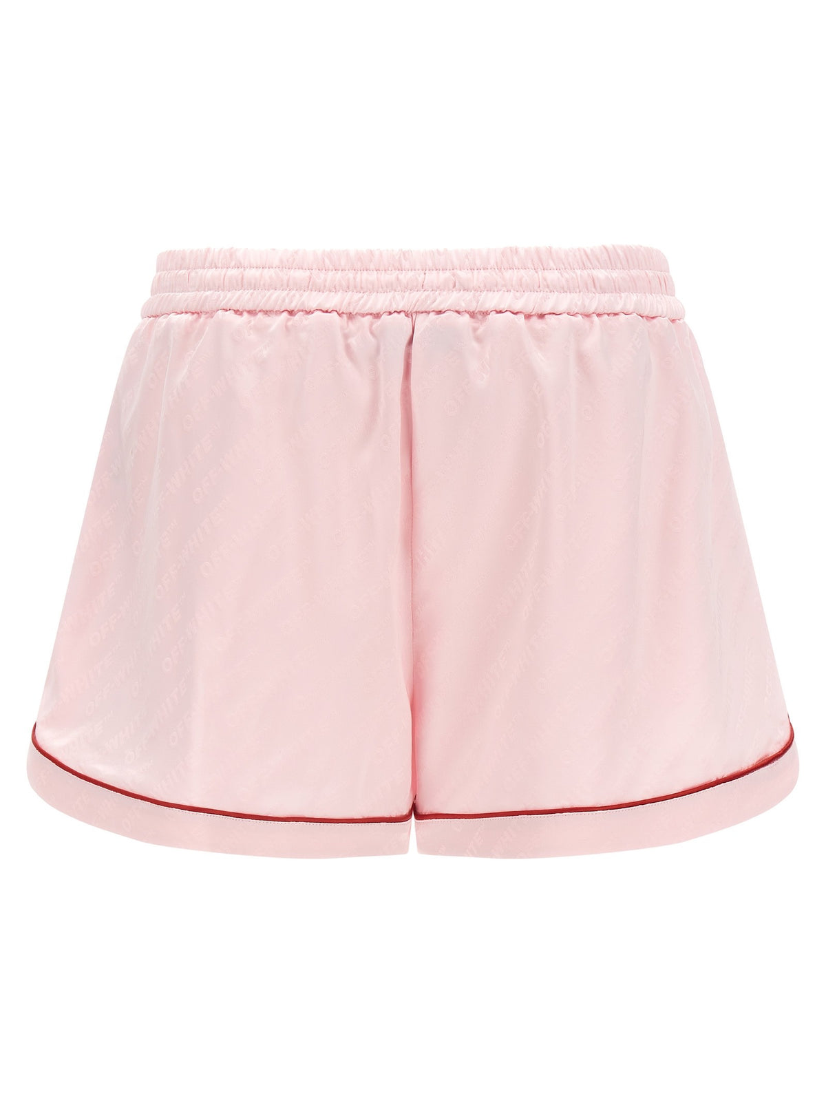 Off White - 'Jacquard Satin Pajama' shorts jacquard-satin-pajama-shorts