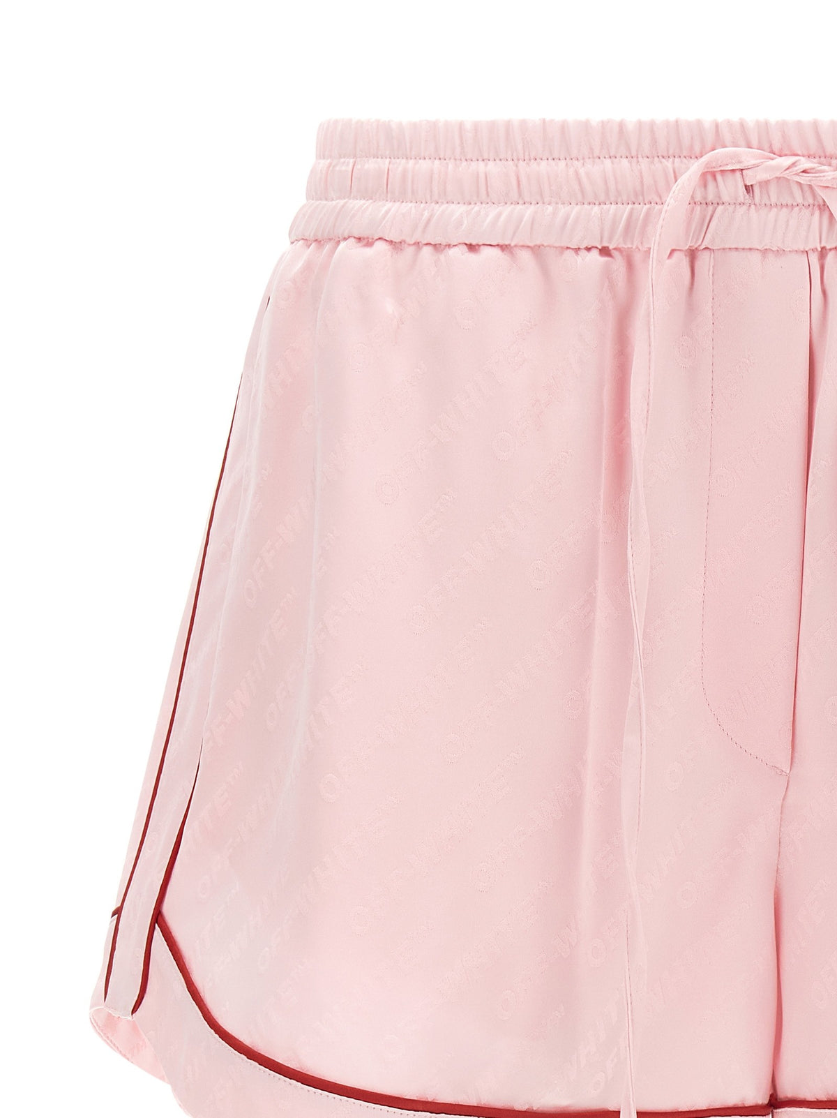 Off White - 'Jacquard Satin Pajama' shorts jacquard-satin-pajama-shorts_c3625a07-0e4c-4e70-ac09-94291167c920