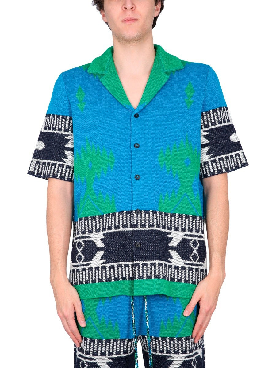 ALANUI - JACQUARD SHIRT MULTICOLOUR S