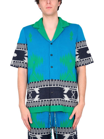 ALANUI - JACQUARD SHIRT MULTICOLOUR S