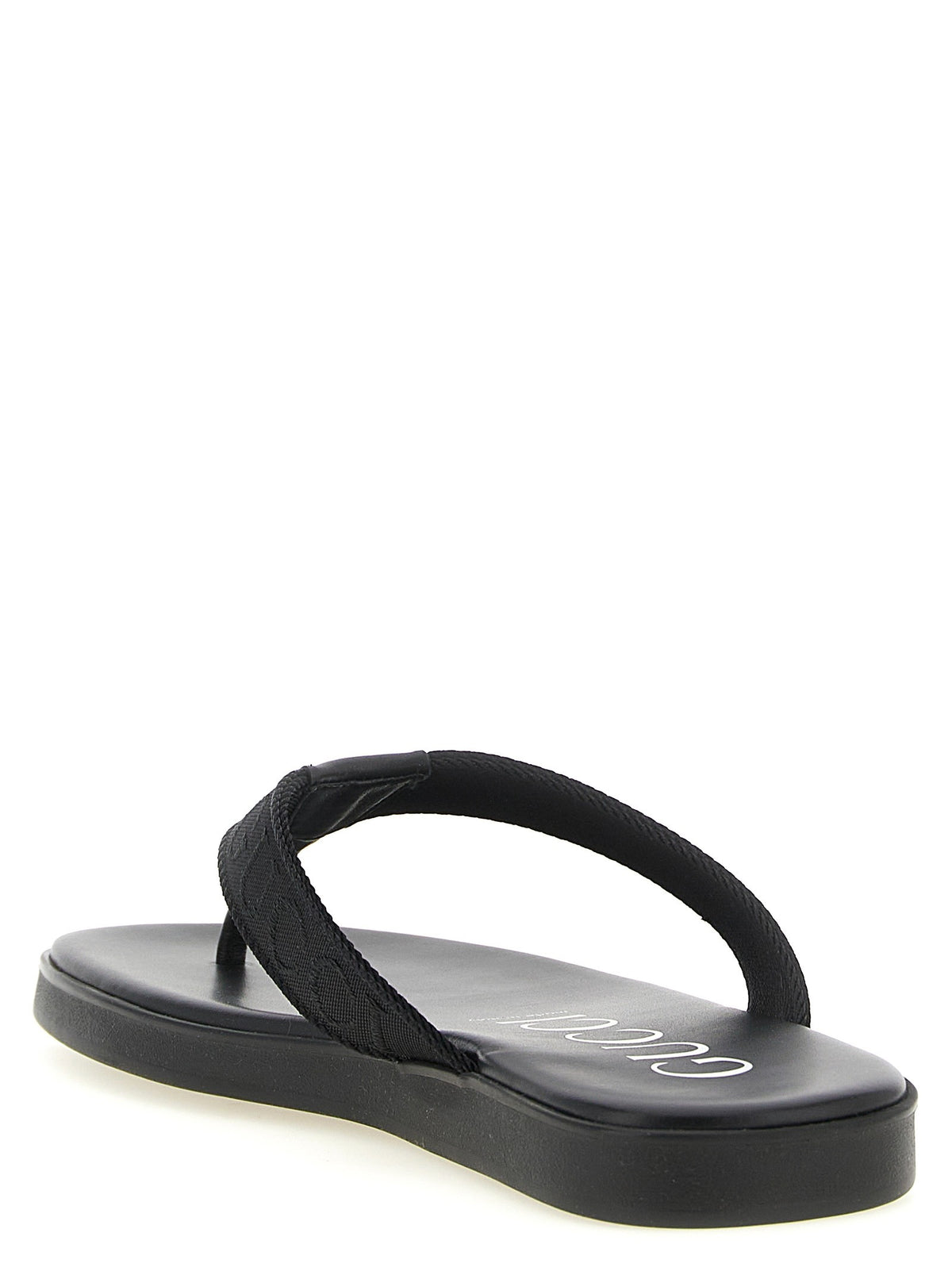Gucci - Jacquard thong sandals