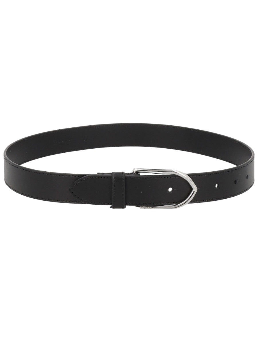 Jacquemus - "La Ceinture Bambino" Leather Belt - Black jacquemus-la-ceinture-bambino-leather-belt-black-front-jpg