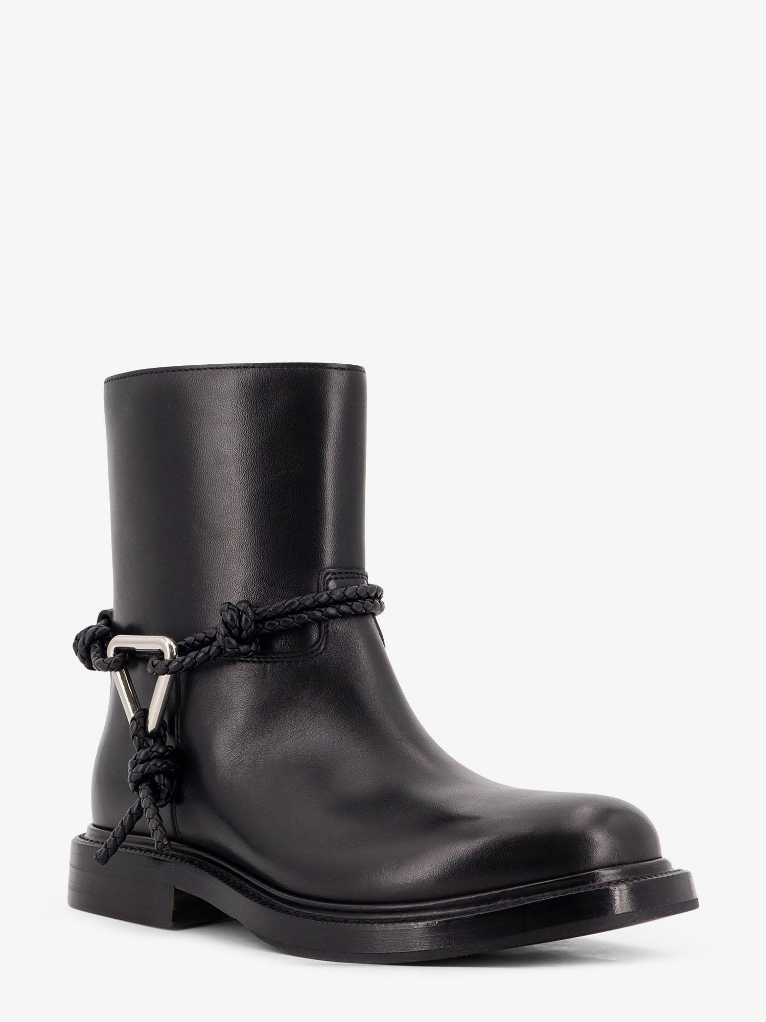 James leather ankle boots