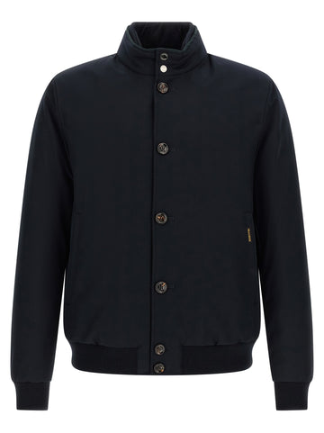 Moorer - 'Janos' bomber jacket - 'Acqua' line Blue