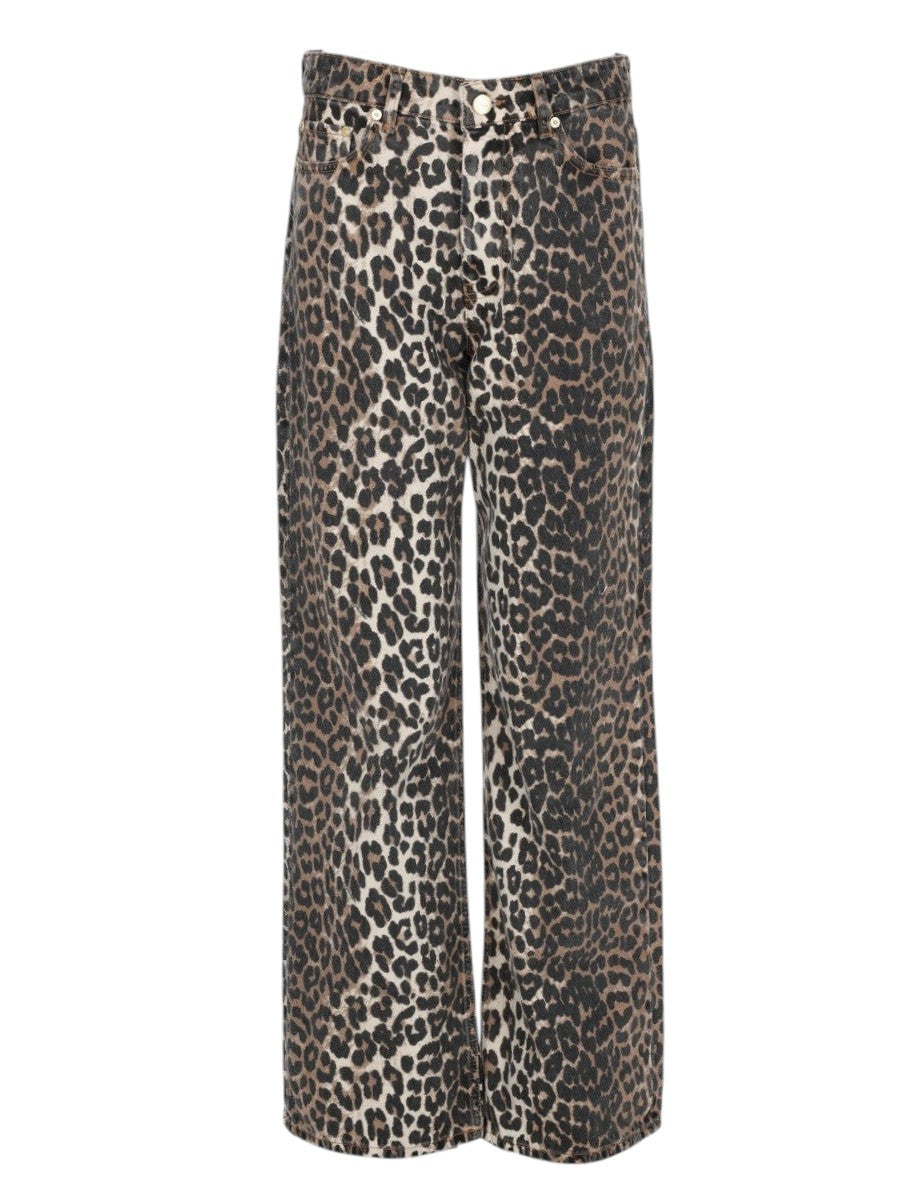 GANNI - JEANS CON STAMPA ANIMALIER jeans-con-stampa-animalier_d6668196-3616-4a29-8994-7b48def31f51