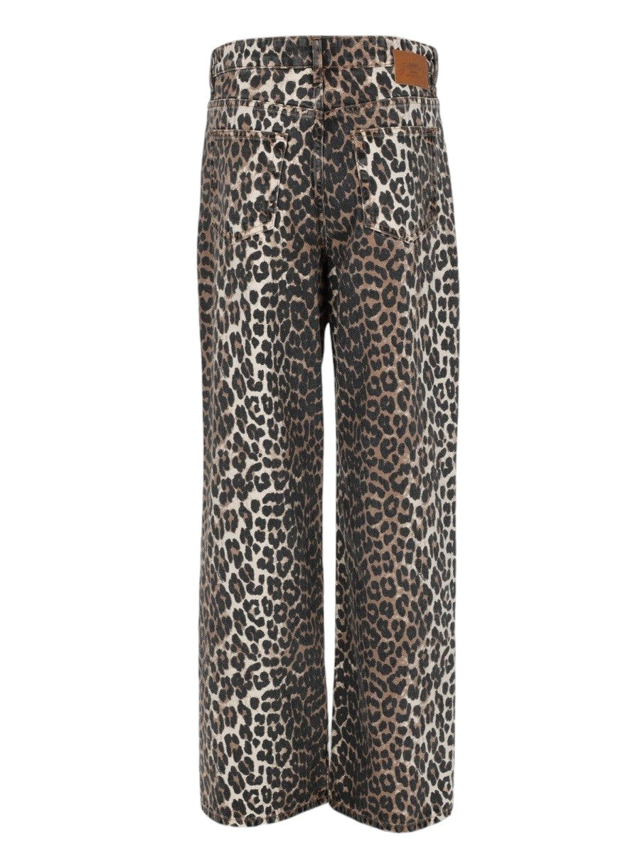 GANNI - JEANS CON STAMPA ANIMALIER jeans-con-stampa-animalier_d6668196-3616-4a29-8994-7b48def31f51