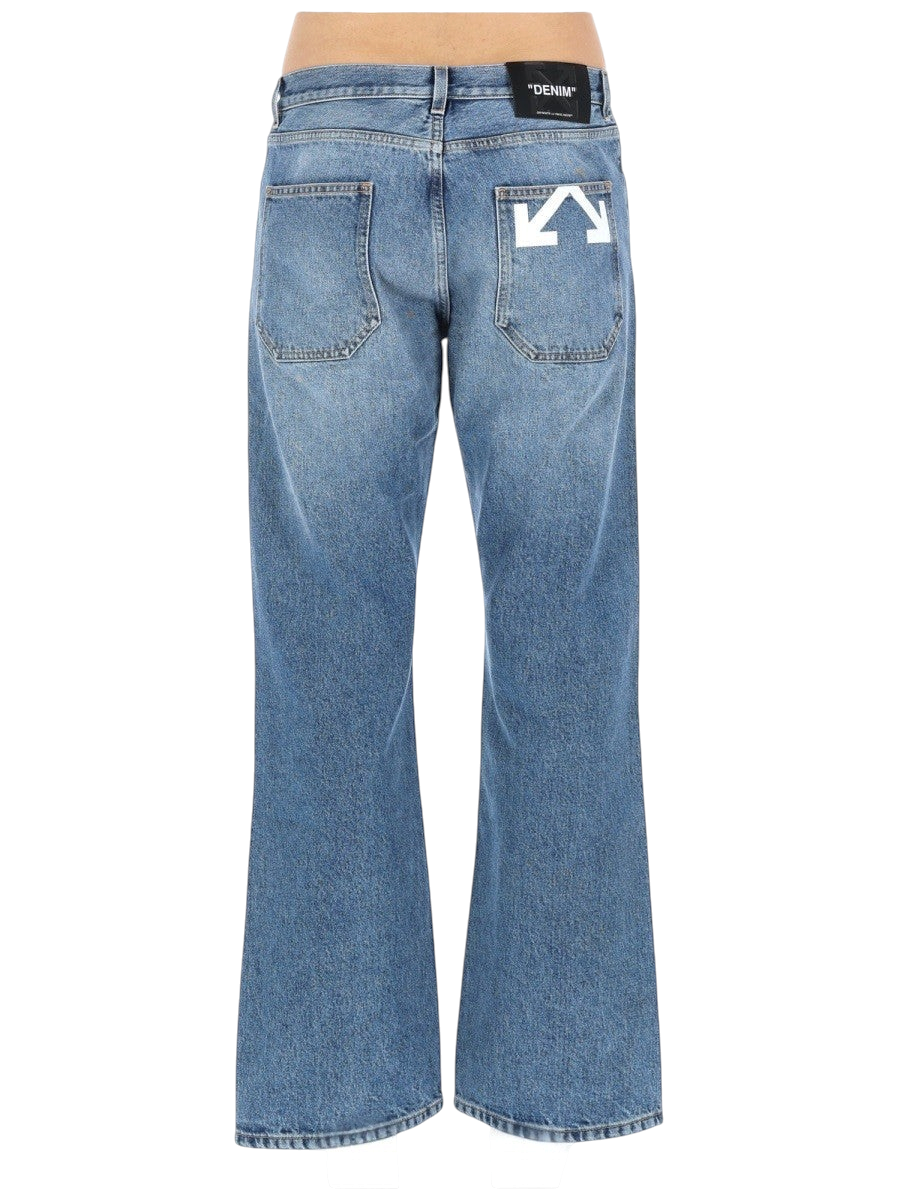 Off White - JEANS "HALF ARROW" DENIM 32